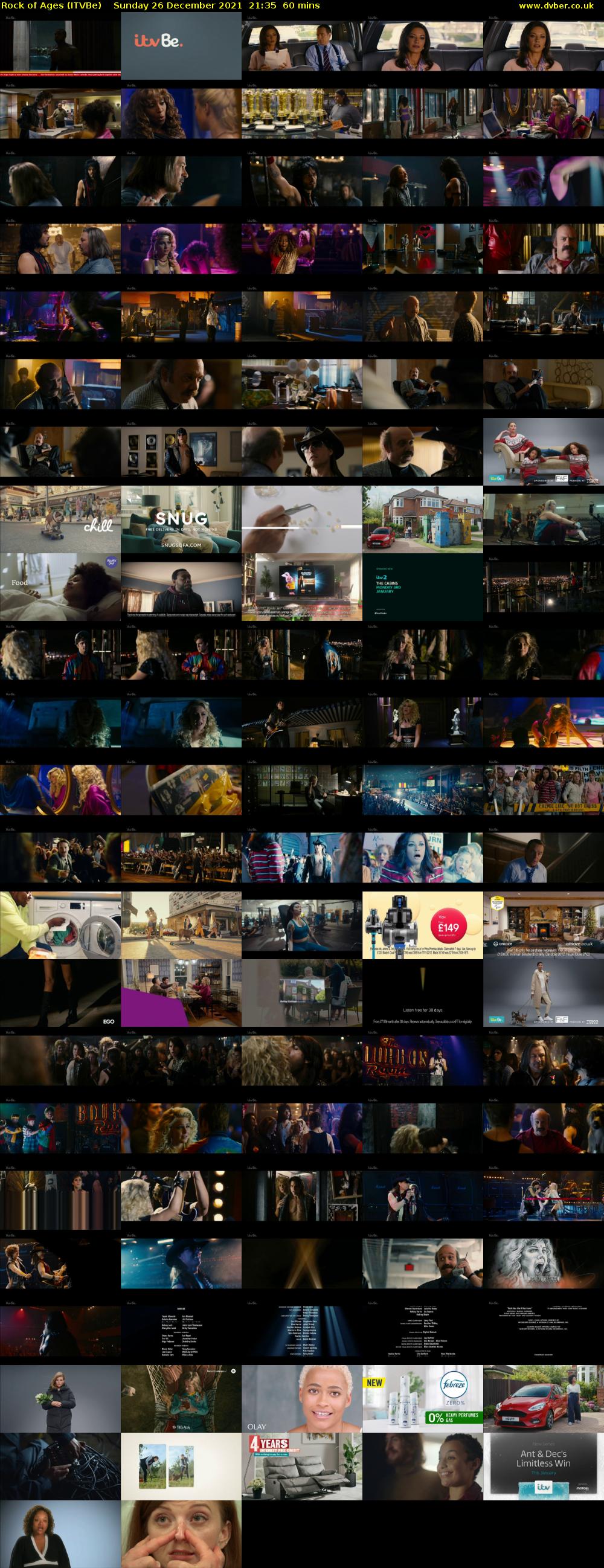 Rock of Ages (ITVBe) Sunday 26 December 2021 21:35 - 22:35