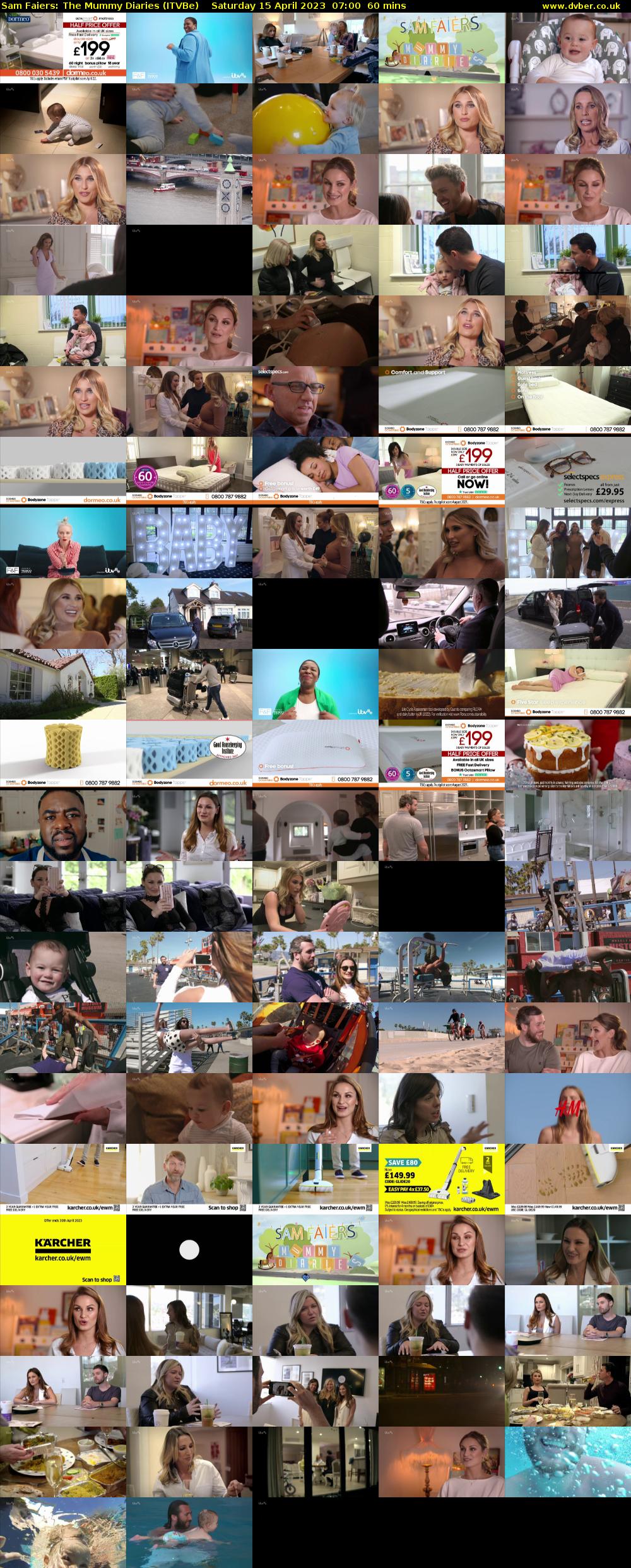 Sam Faiers: The Mummy Diaries (ITVBe) Saturday 15 April 2023 07:00 - 08:00