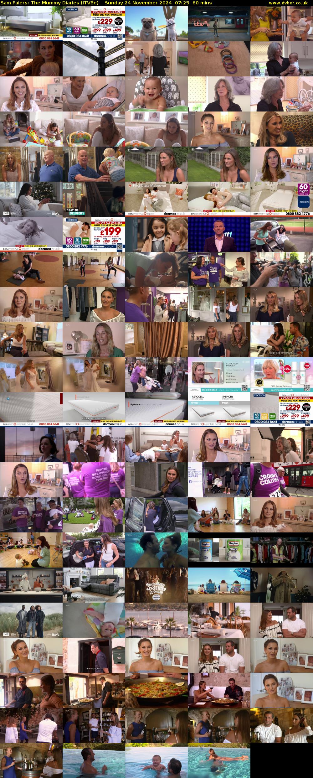 Sam Faiers: The Mummy Diaries (ITVBe) Sunday 24 November 2024 07:25 - 08:25