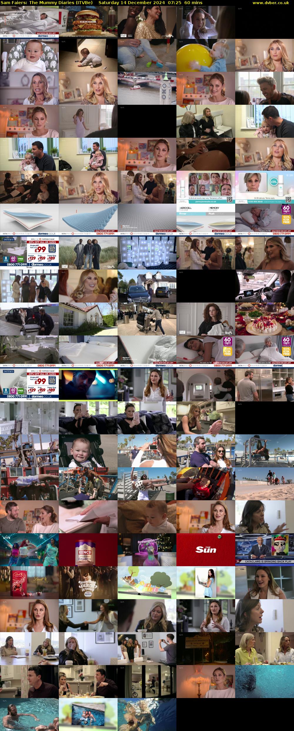 Sam Faiers: The Mummy Diaries (ITVBe) Saturday 14 December 2024 07:25 - 08:25