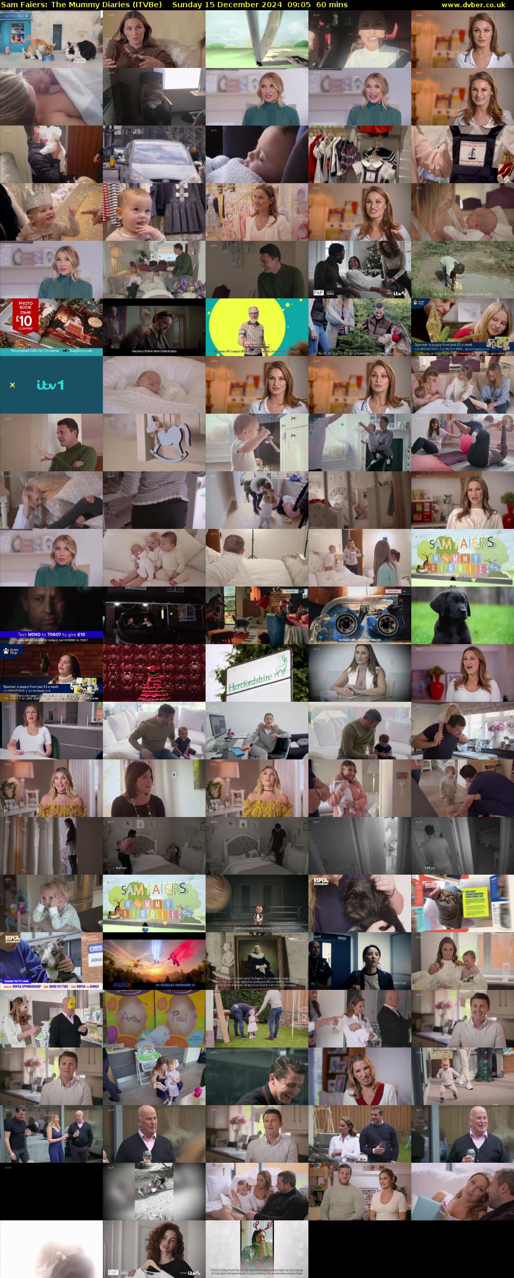 Sam Faiers: The Mummy Diaries (ITVBe) Sunday 15 December 2024 09:05 - 10:05