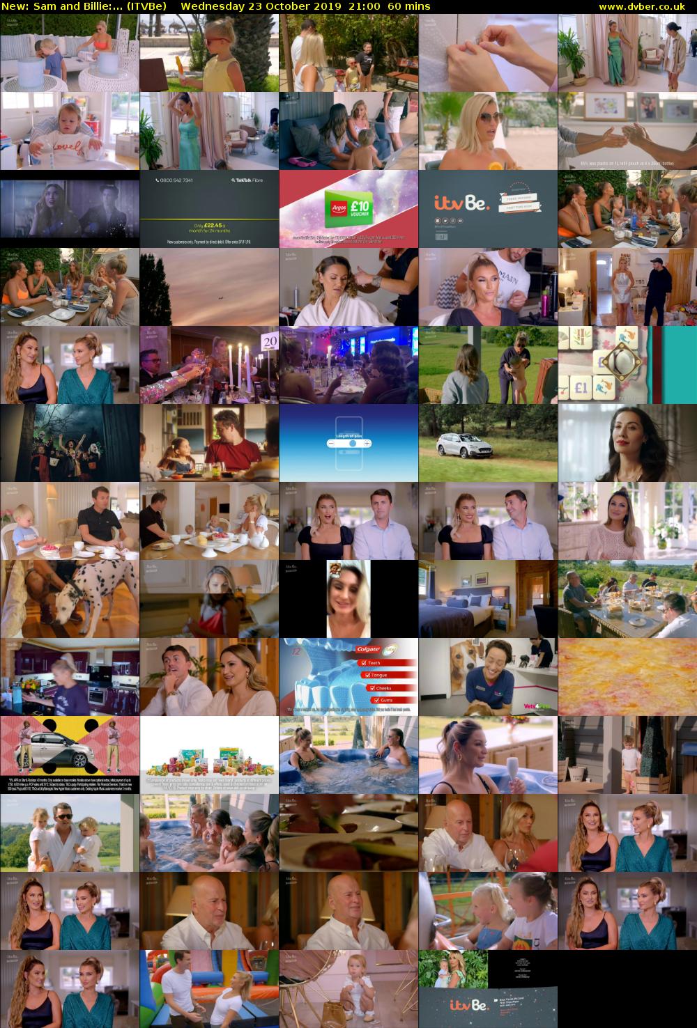 Sam and Billie:... (ITVBe) Wednesday 23 October 2019 21:00 - 22:00