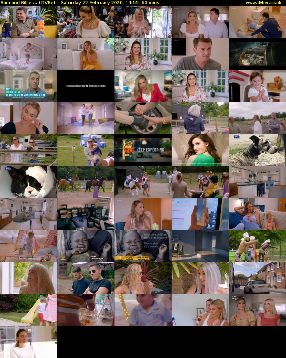 Sam and Billie:... (ITVBe) Saturday 22 February 2020 14:55 - 15:55