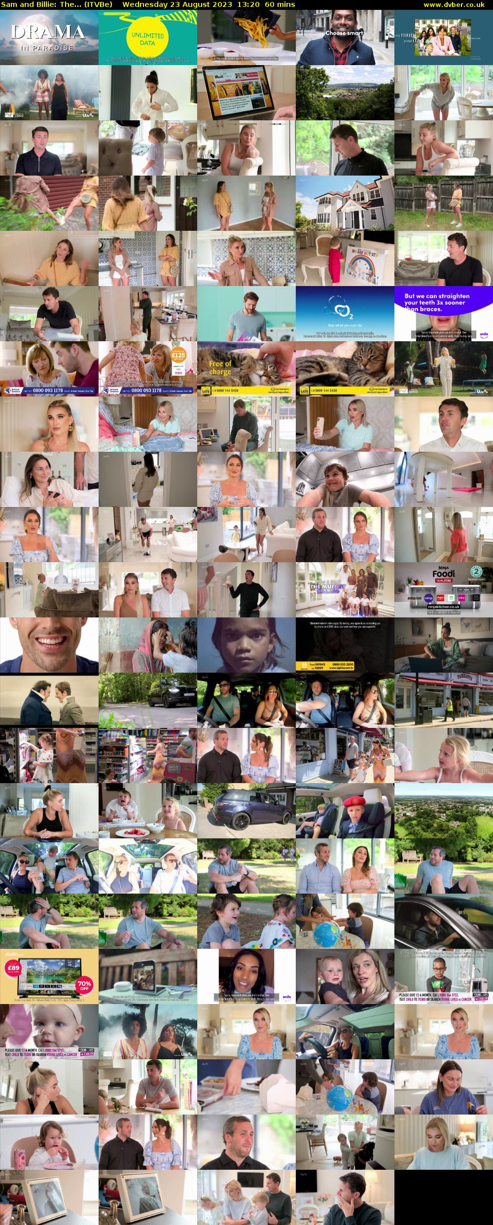 Sam and Billie: The... (ITVBe) Wednesday 23 August 2023 13:20 - 14:20