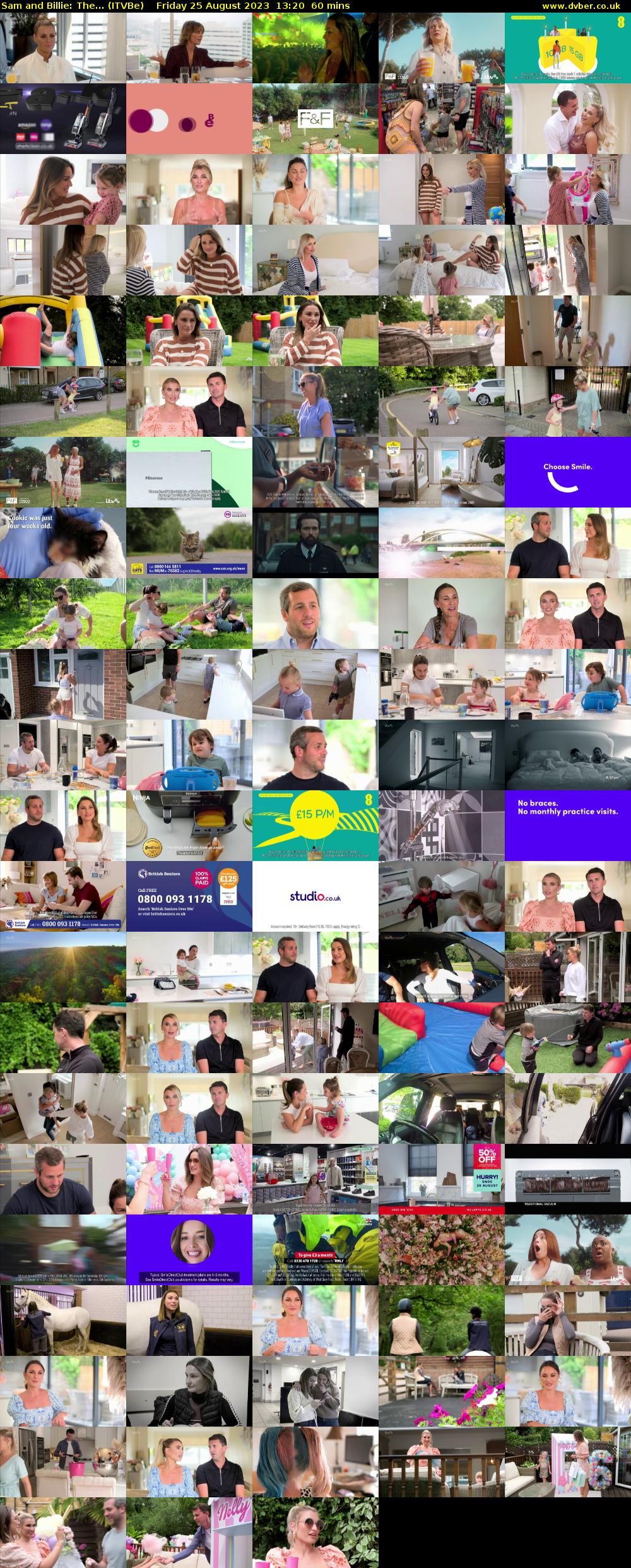 Sam and Billie: The... (ITVBe) Friday 25 August 2023 13:20 - 14:20