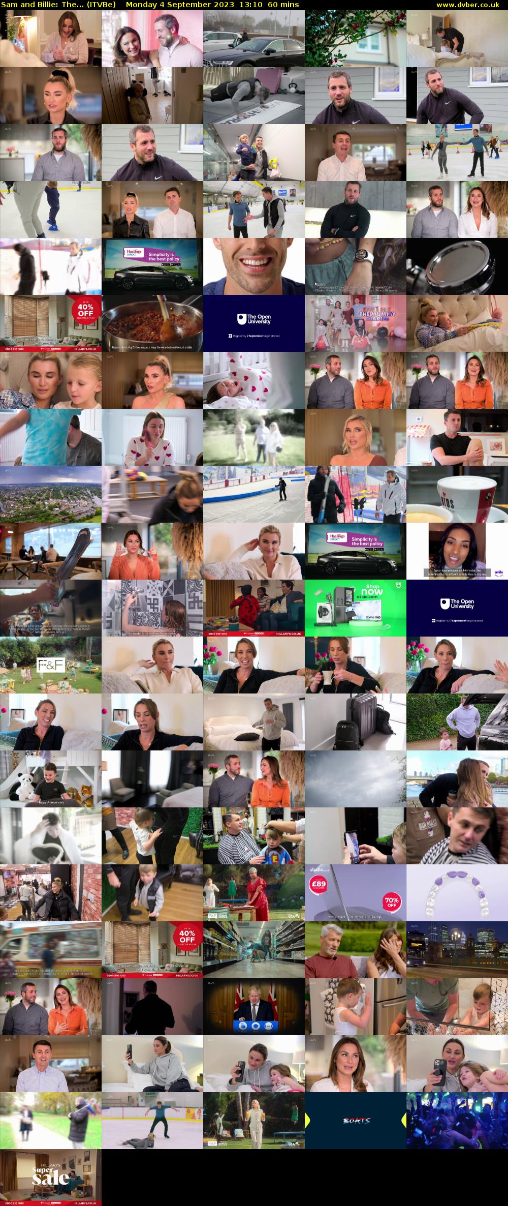 Sam and Billie: The... (ITVBe) Monday 4 September 2023 13:10 - 14:10