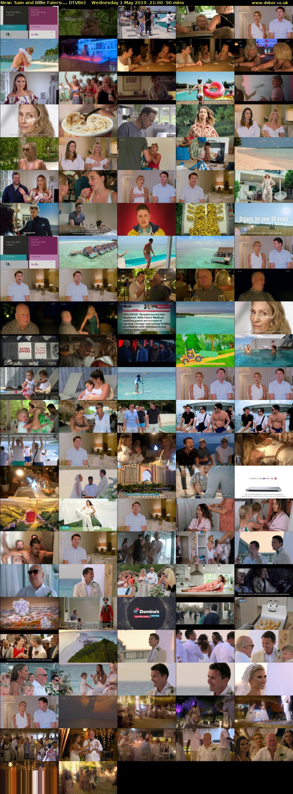Sam and Billie Faiers:... (ITVBe) Wednesday 1 May 2019 21:00 - 22:30