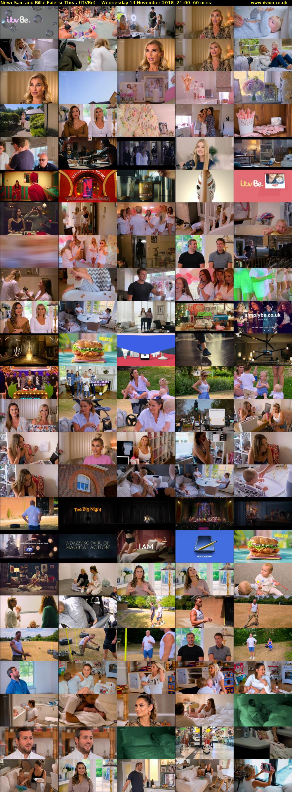 Sam and Billie Faiers: The... (ITVBe) Wednesday 14 November 2018 21:00 - 22:00
