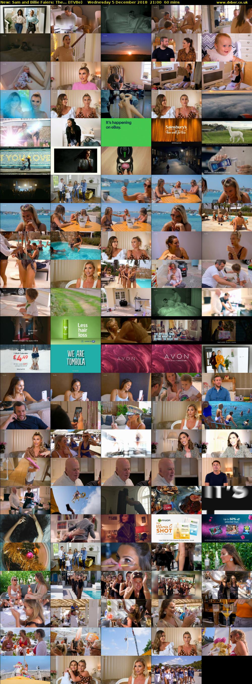 Sam and Billie Faiers: The... (ITVBe) Wednesday 5 December 2018 21:00 - 22:00