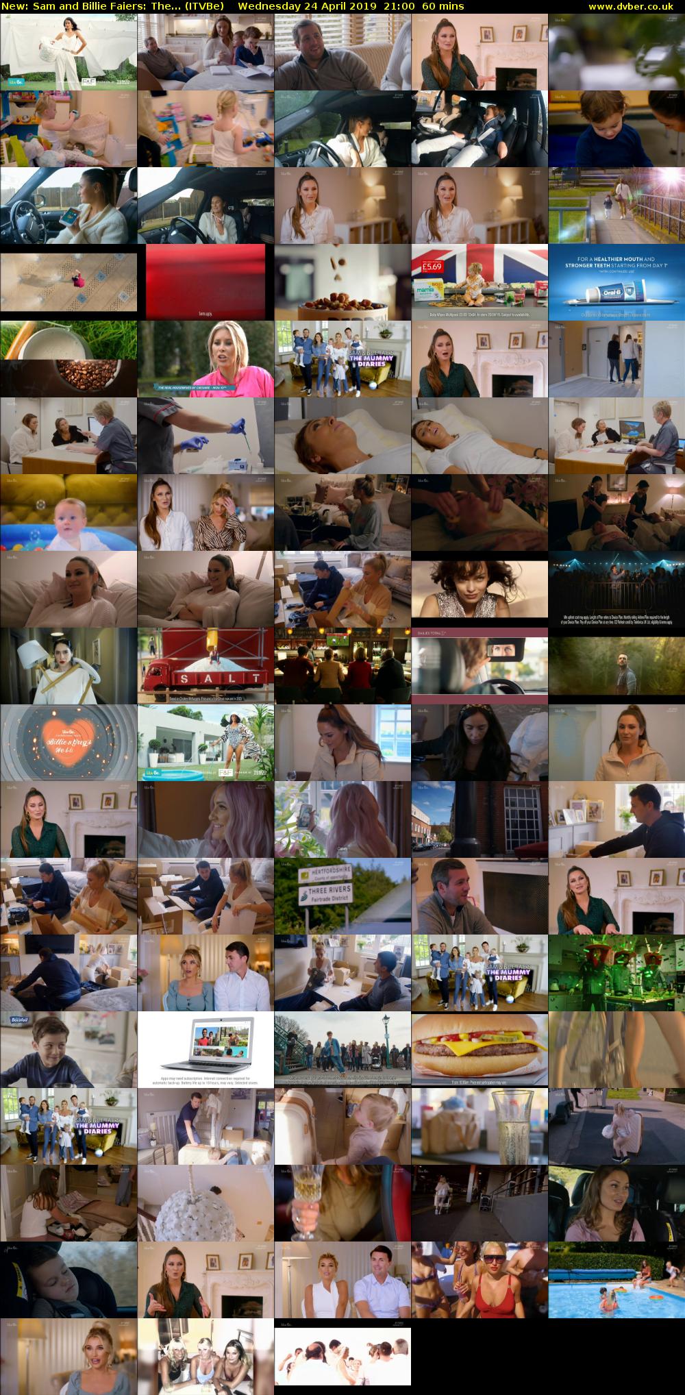 Sam and Billie Faiers: The... (ITVBe) Wednesday 24 April 2019 21:00 - 22:00