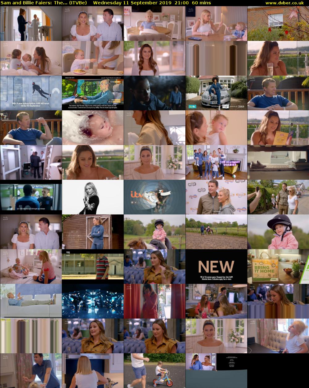 Sam and Billie Faiers: The... (ITVBe) Wednesday 11 September 2019 21:00 - 22:00