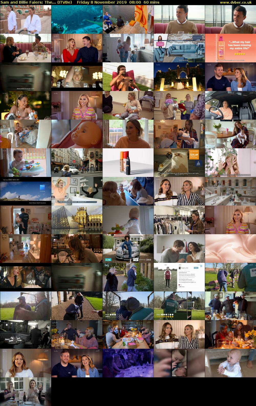 Sam and Billie Faiers: The... (ITVBe) Friday 8 November 2019 08:00 - 09:00