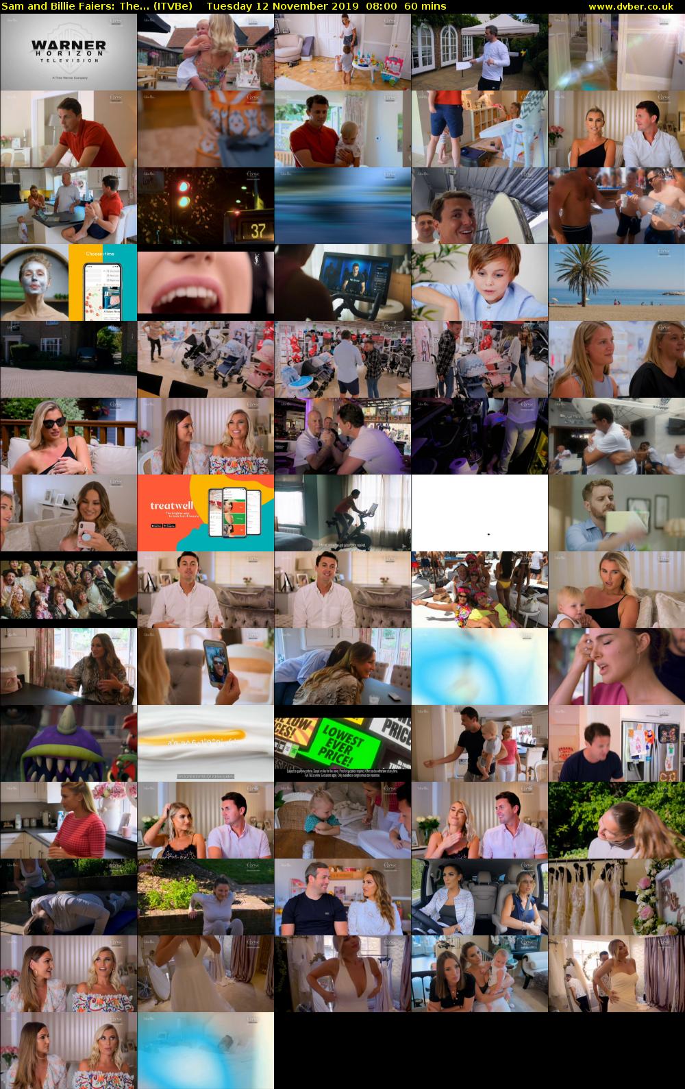 Sam and Billie Faiers: The... (ITVBe) Tuesday 12 November 2019 08:00 - 09:00