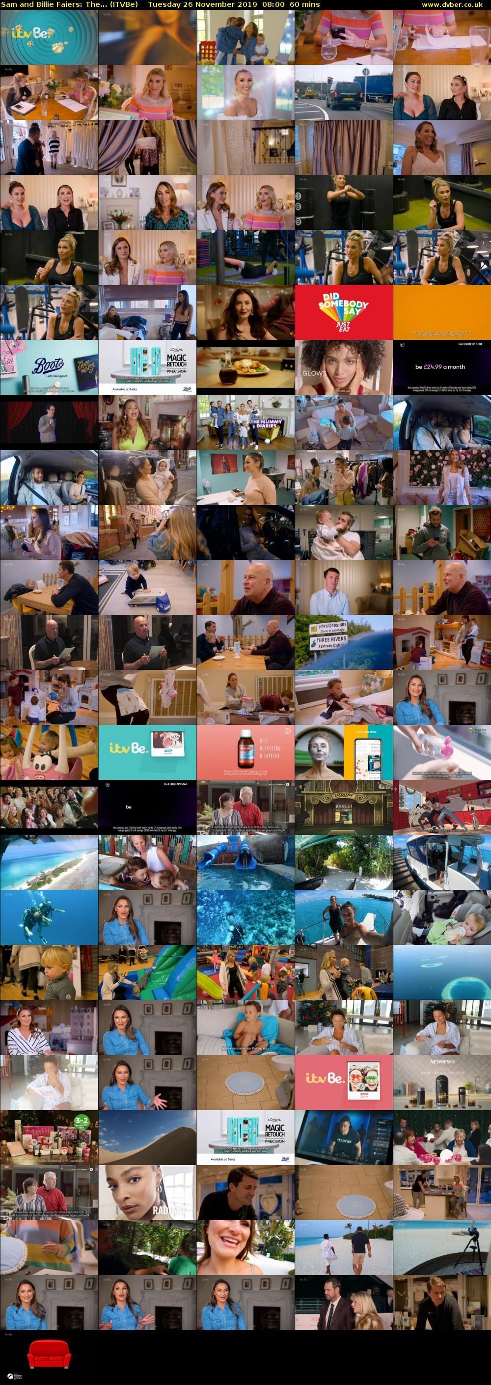 Sam and Billie Faiers: The... (ITVBe) Tuesday 26 November 2019 08:00 - 09:00