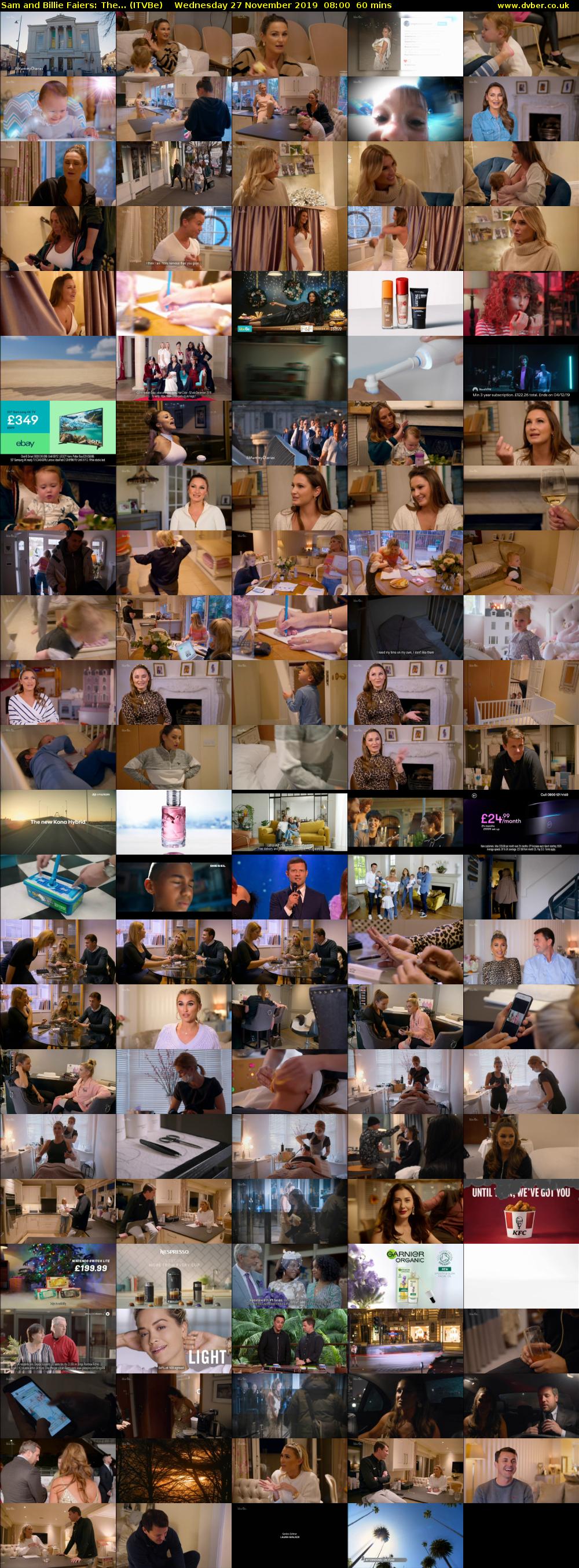 Sam and Billie Faiers: The... (ITVBe) Wednesday 27 November 2019 08:00 - 09:00