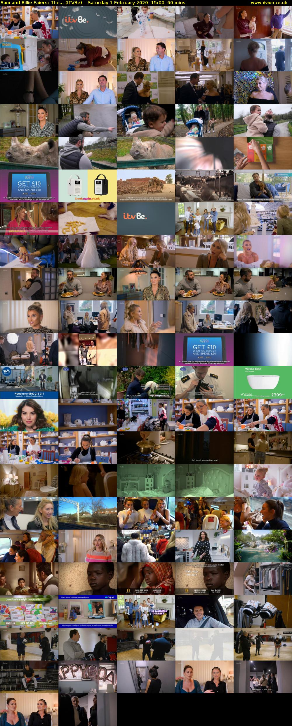 Sam and Billie Faiers: The... (ITVBe) Saturday 1 February 2020 15:00 - 16:00