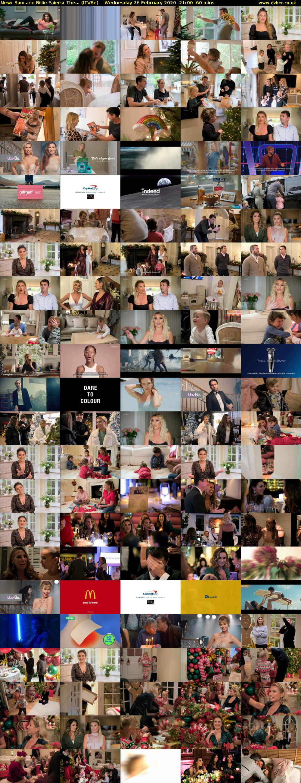 Sam and Billie Faiers: The... (ITVBe) Wednesday 26 February 2020 21:00 - 22:00