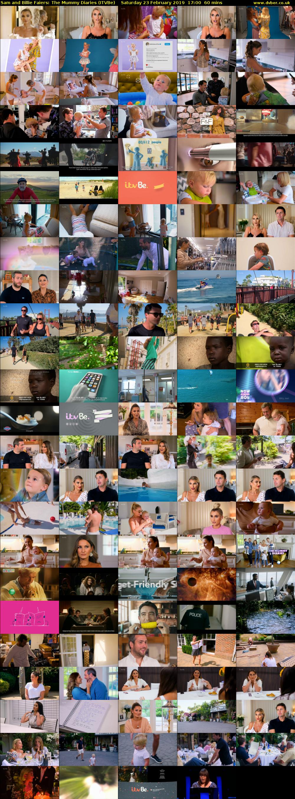Sam and Billie Faiers: The Mummy Diaries (ITVBe) Saturday 23 February 2019 17:00 - 18:00