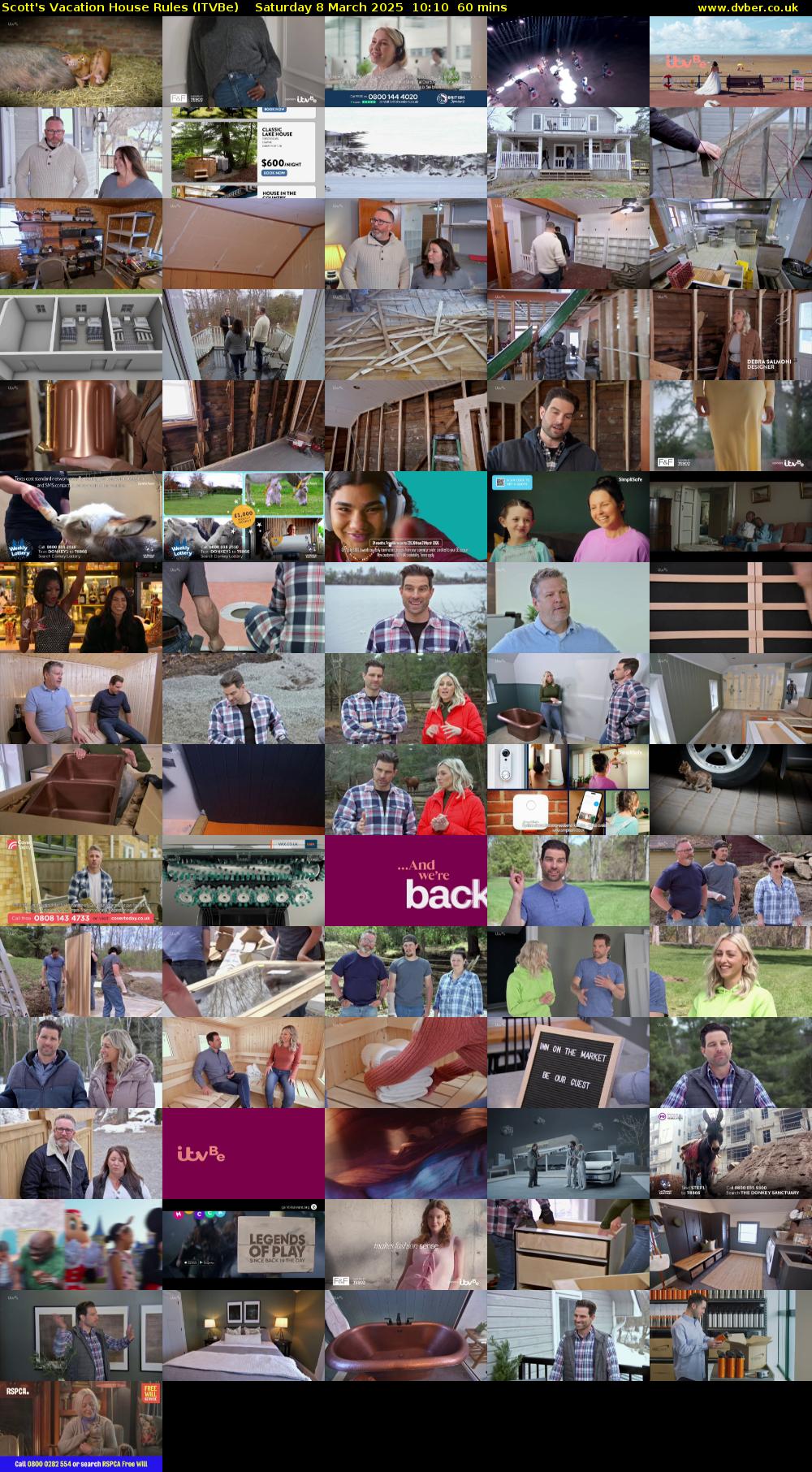 Scott's Vacation House Rules (ITVBe) Saturday 8 March 2025 10:10 - 11:10