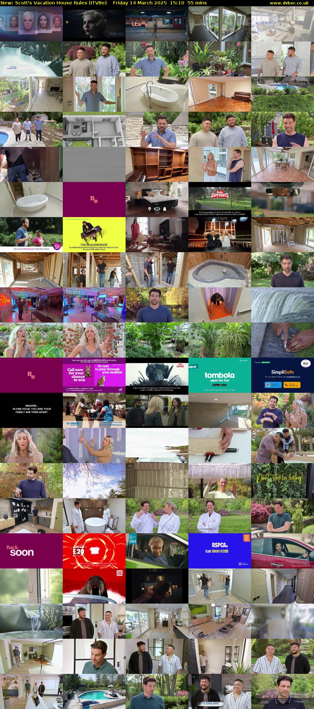 Scott's Vacation House Rules (ITVBe) Friday 14 March 2025 15:10 - 16:05
