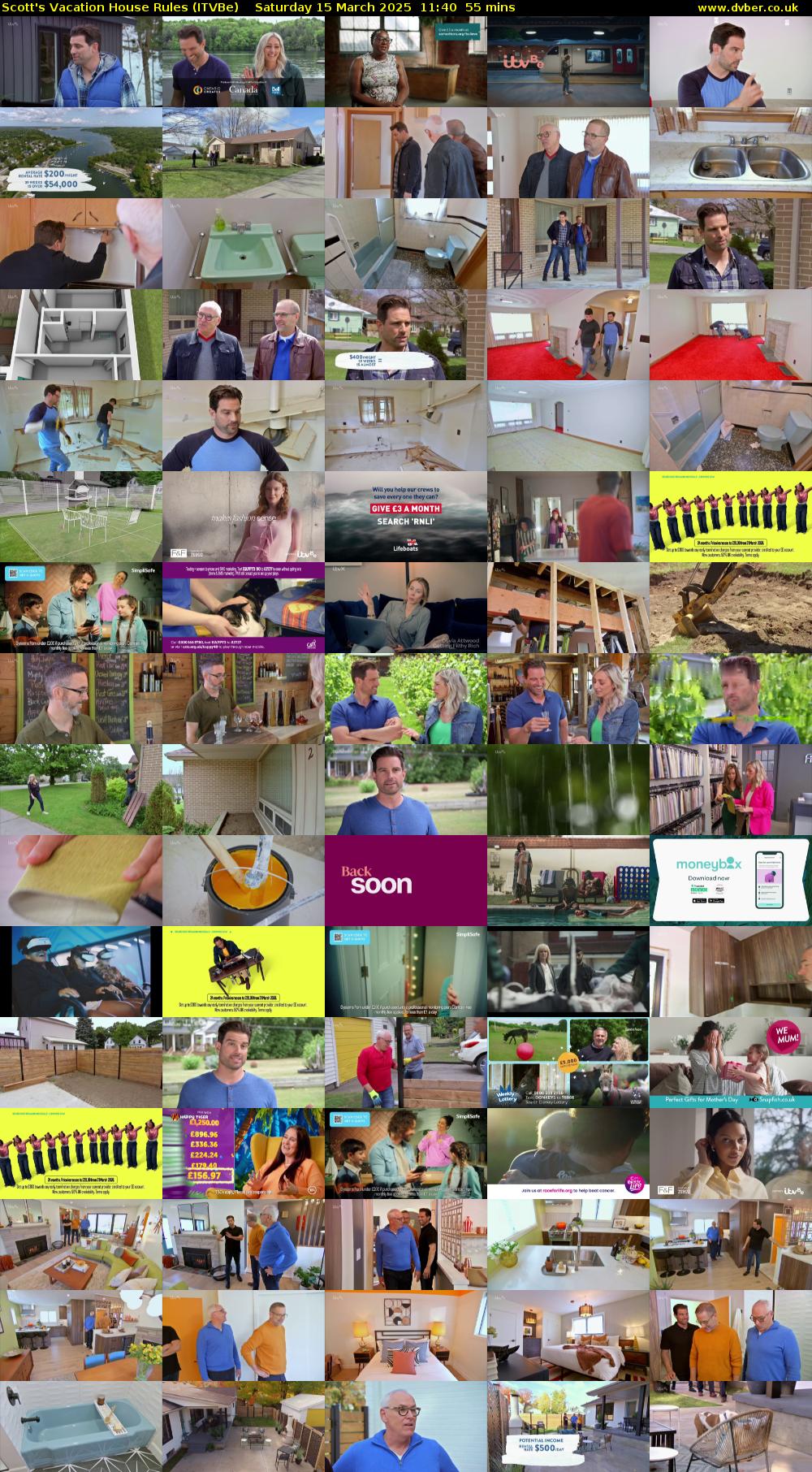 Scott's Vacation House Rules (ITVBe) Saturday 15 March 2025 11:40 - 12:35