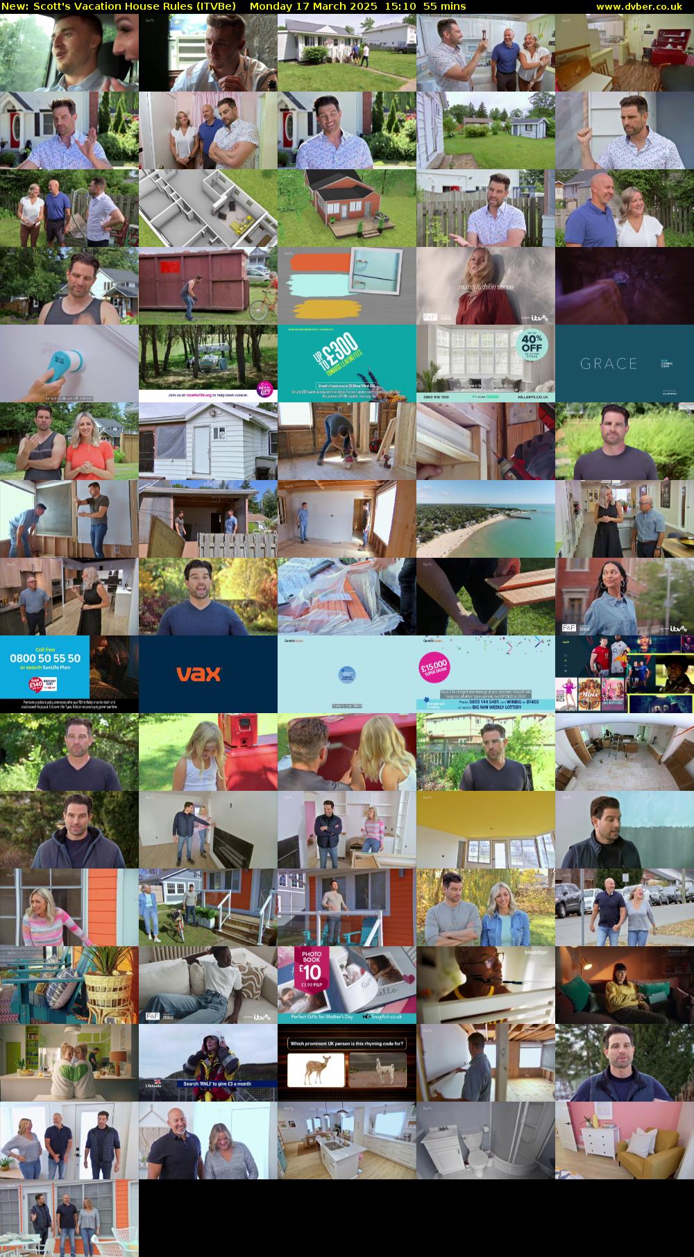 Scott's Vacation House Rules (ITVBe) Monday 17 March 2025 15:10 - 16:05
