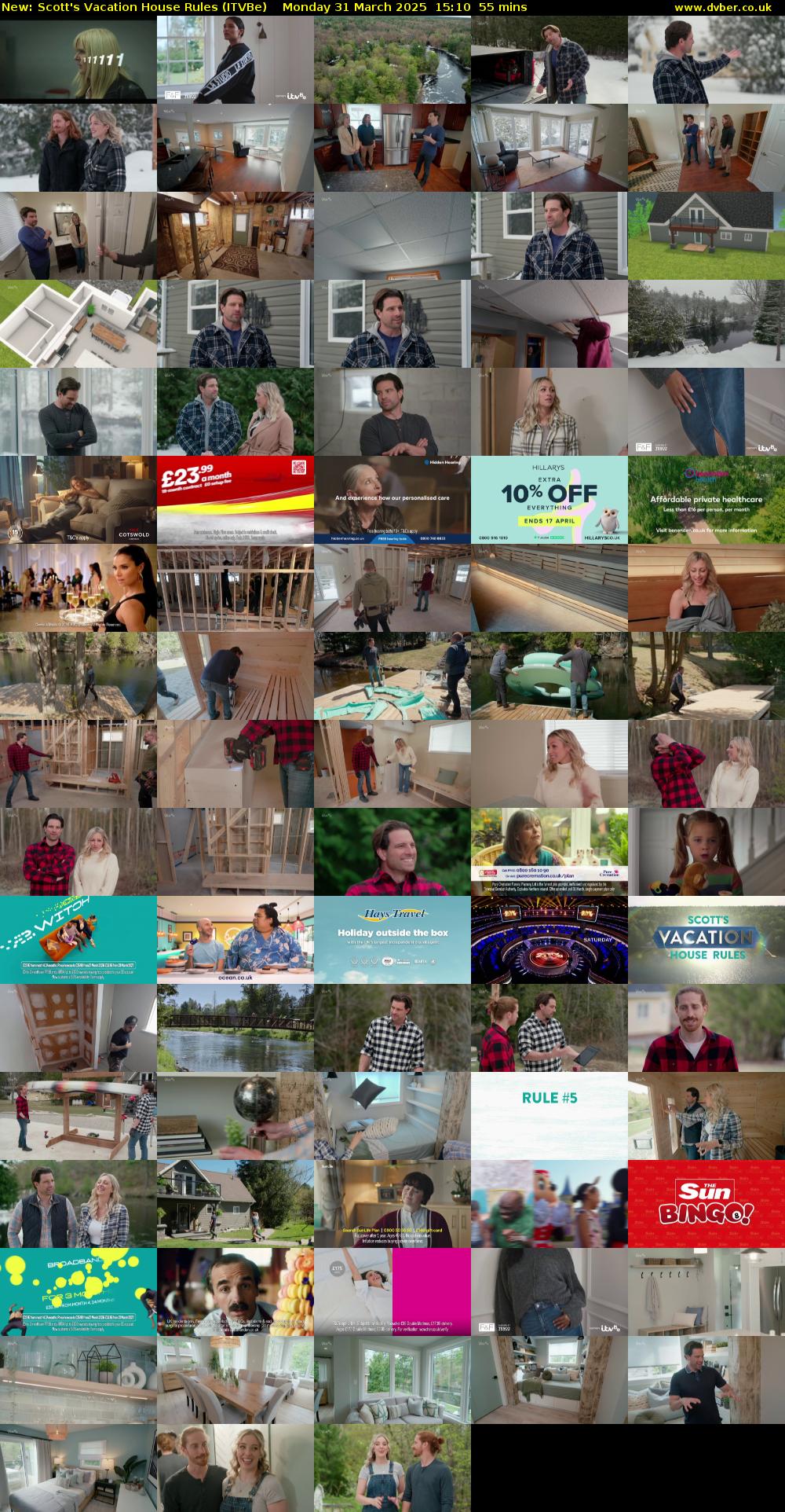 Scott's Vacation House Rules (ITVBe) Monday 31 March 2025 15:10 - 16:05