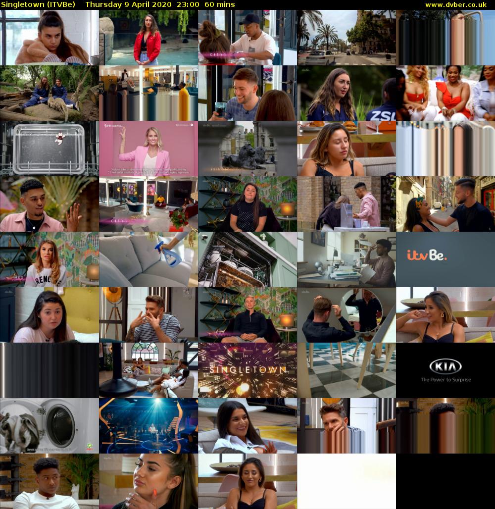 Singletown (ITVBe) Thursday 9 April 2020 23:00 - 00:00
