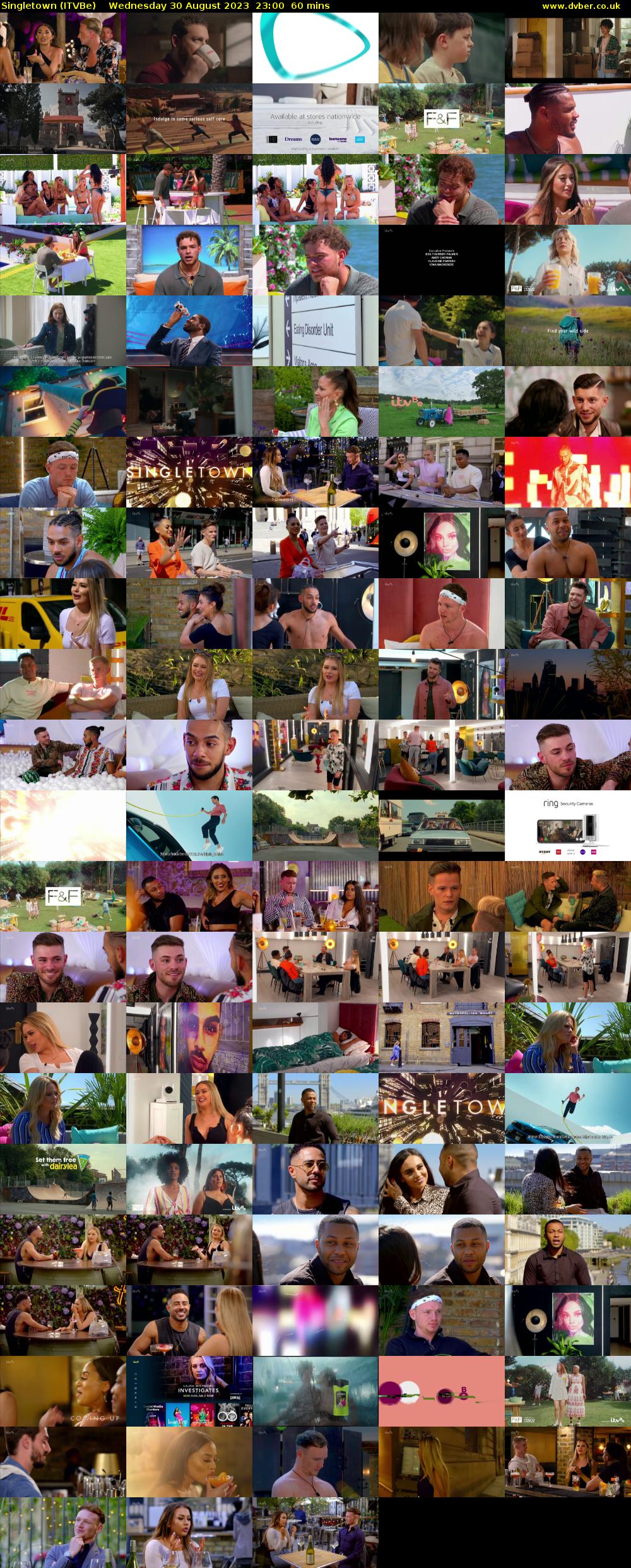 Singletown (ITVBe) Wednesday 30 August 2023 23:00 - 00:00
