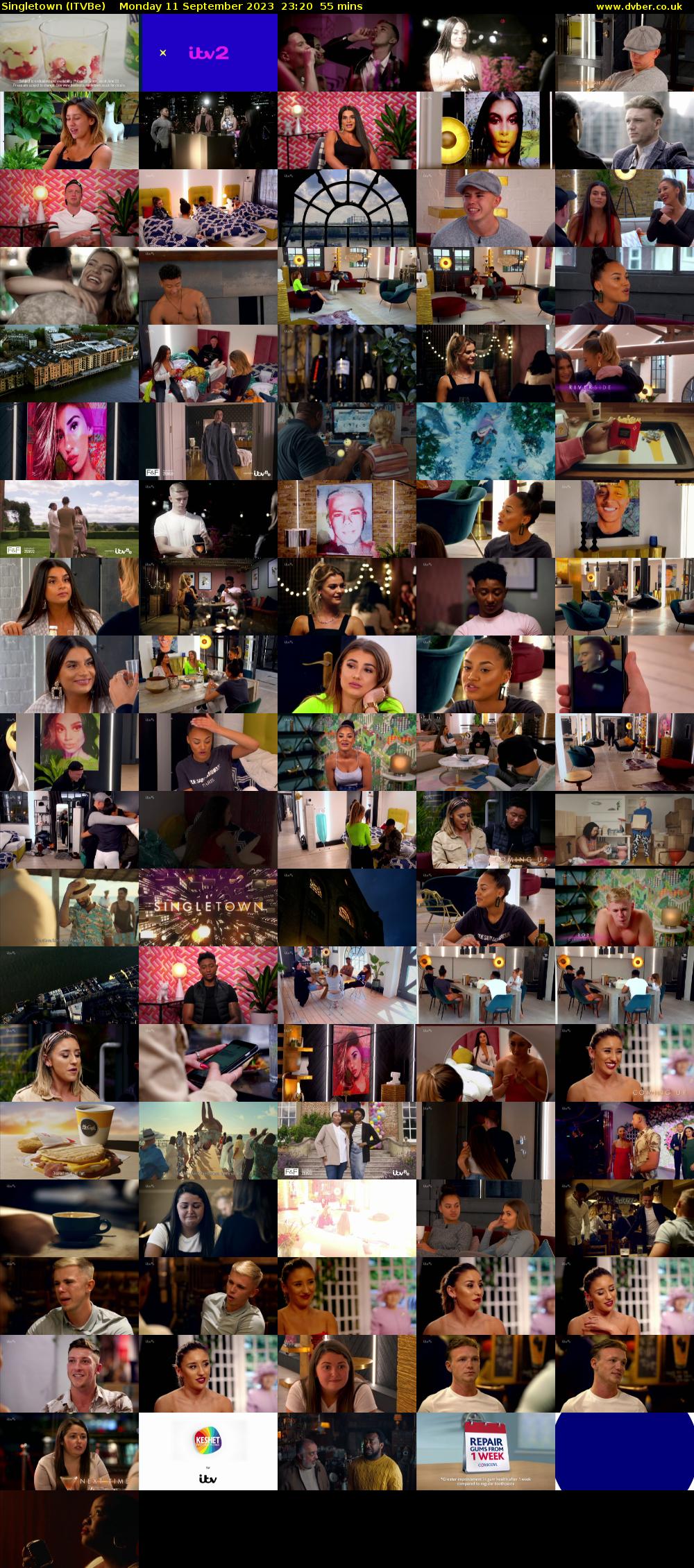Singletown (ITVBe) Monday 11 September 2023 23:20 - 00:15