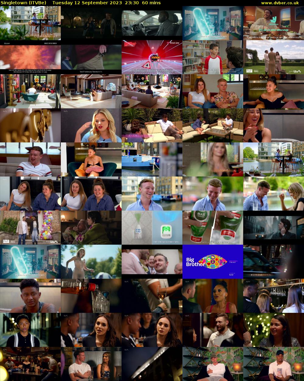 Singletown (ITVBe) Tuesday 12 September 2023 23:30 - 00:30