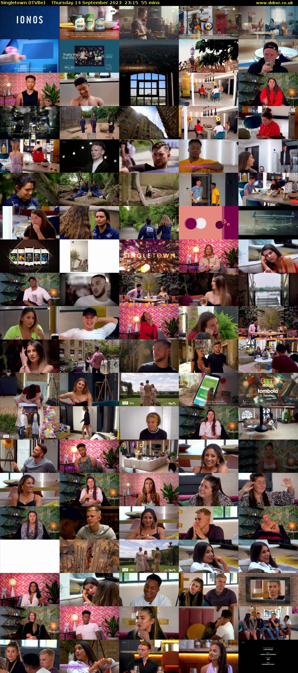 Singletown (ITVBe) Thursday 14 September 2023 23:15 - 00:10