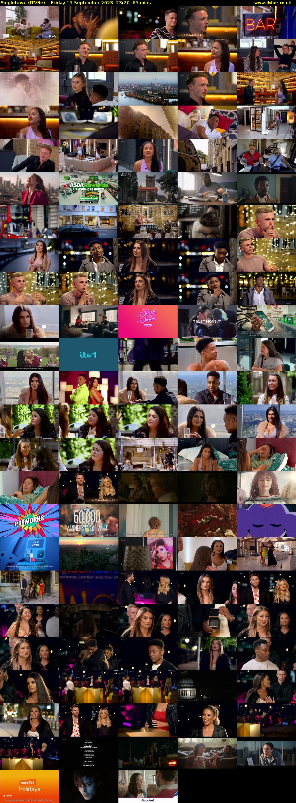 Singletown (ITVBe) Friday 15 September 2023 23:20 - 00:25