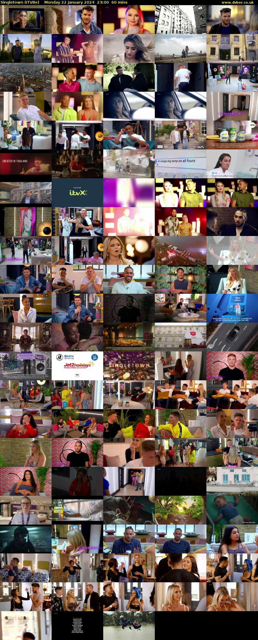 Singletown (ITVBe) Monday 22 January 2024 23:00 - 00:00