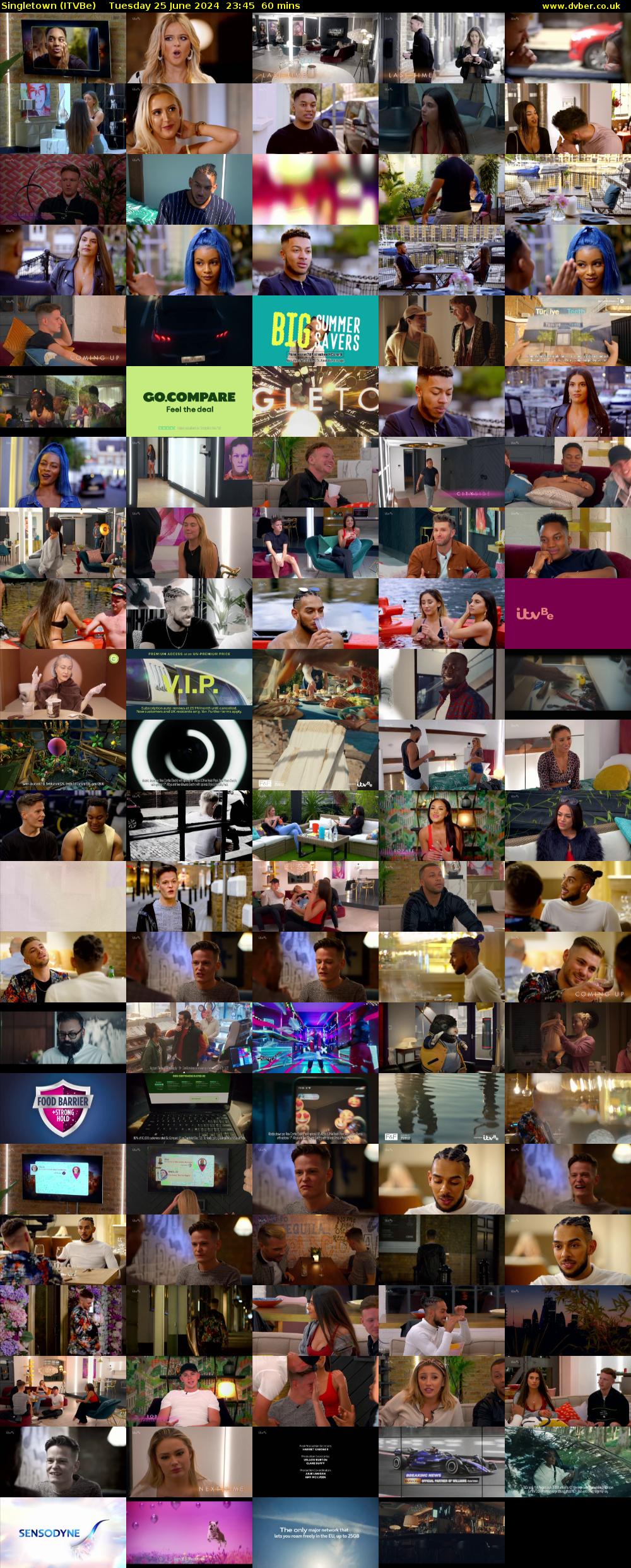 Singletown (ITVBe) Tuesday 25 June 2024 23:45 - 00:45