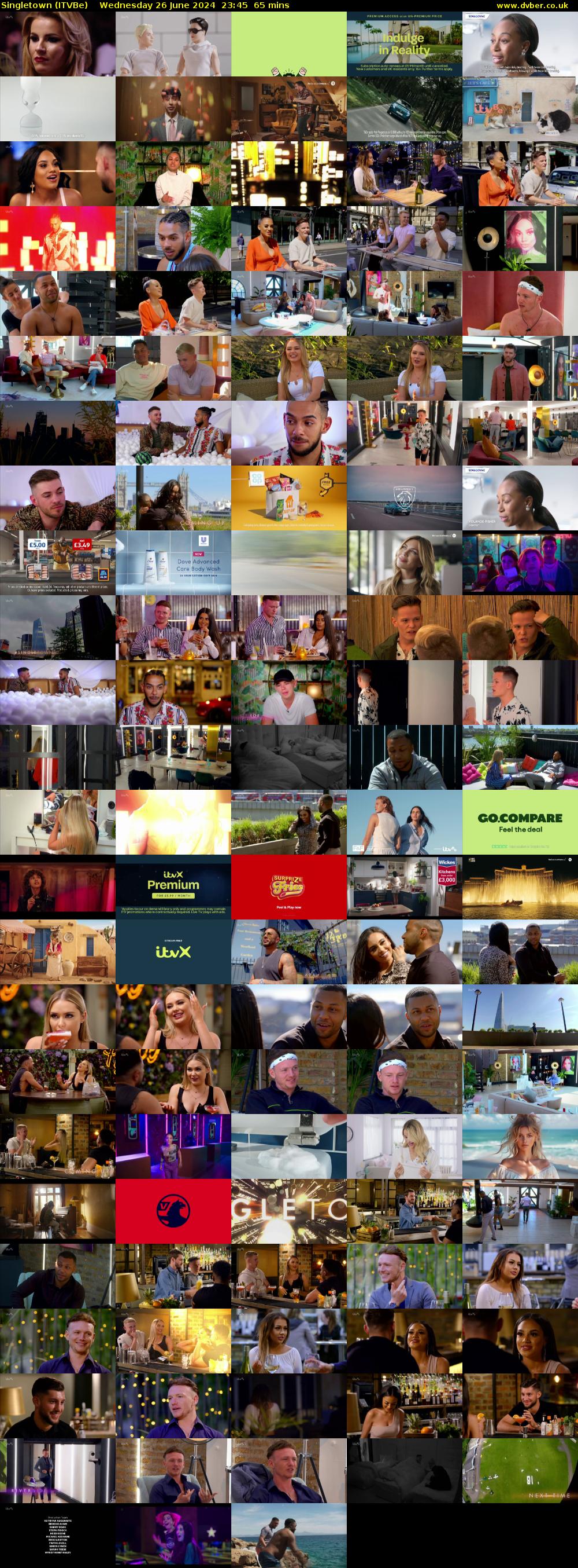 Singletown (ITVBe) Wednesday 26 June 2024 23:45 - 00:50