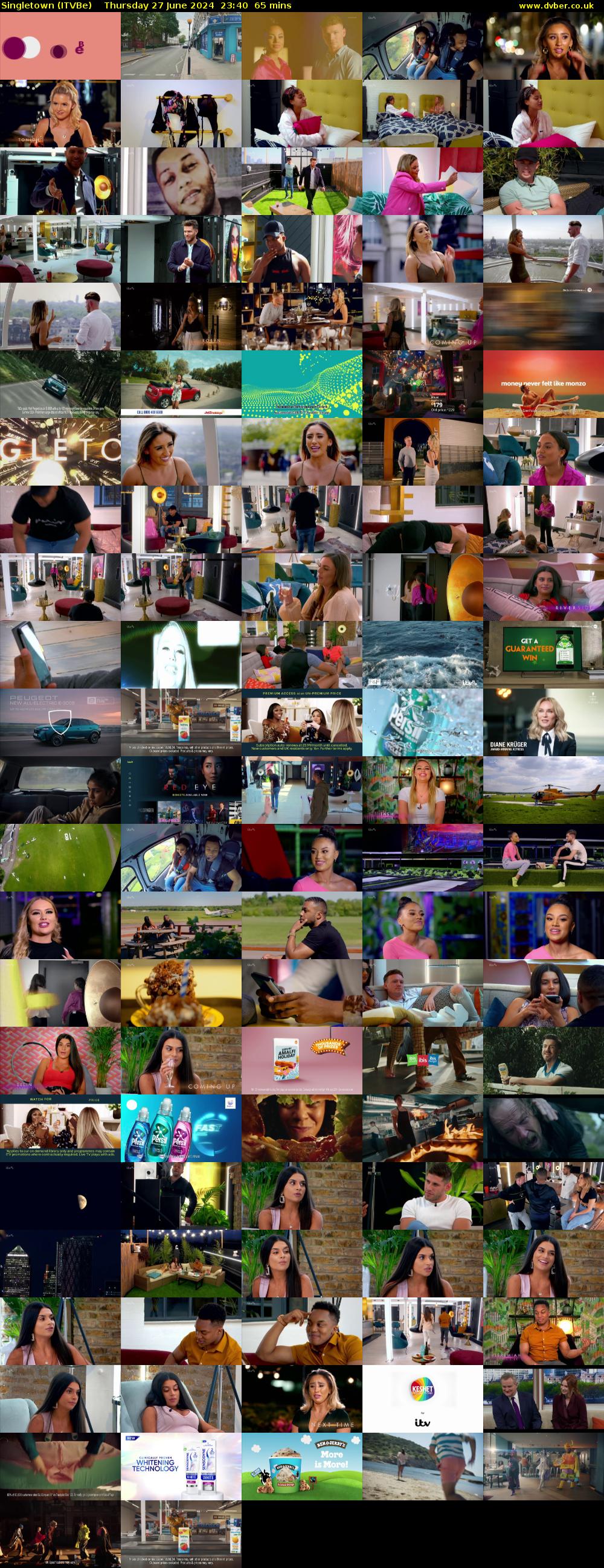 Singletown (ITVBe) Thursday 27 June 2024 23:40 - 00:45