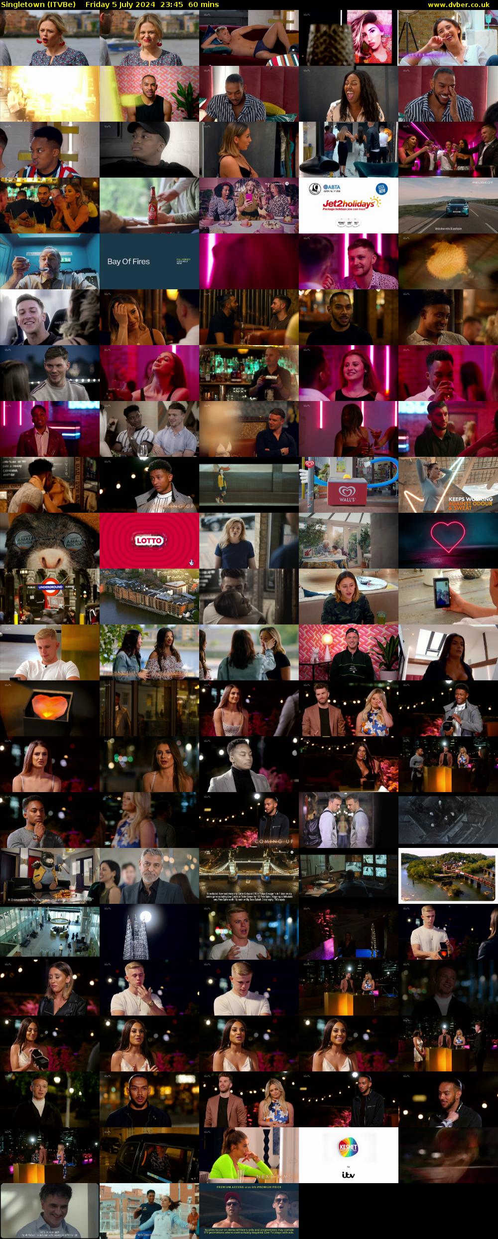 Singletown (ITVBe) Friday 5 July 2024 23:45 - 00:45