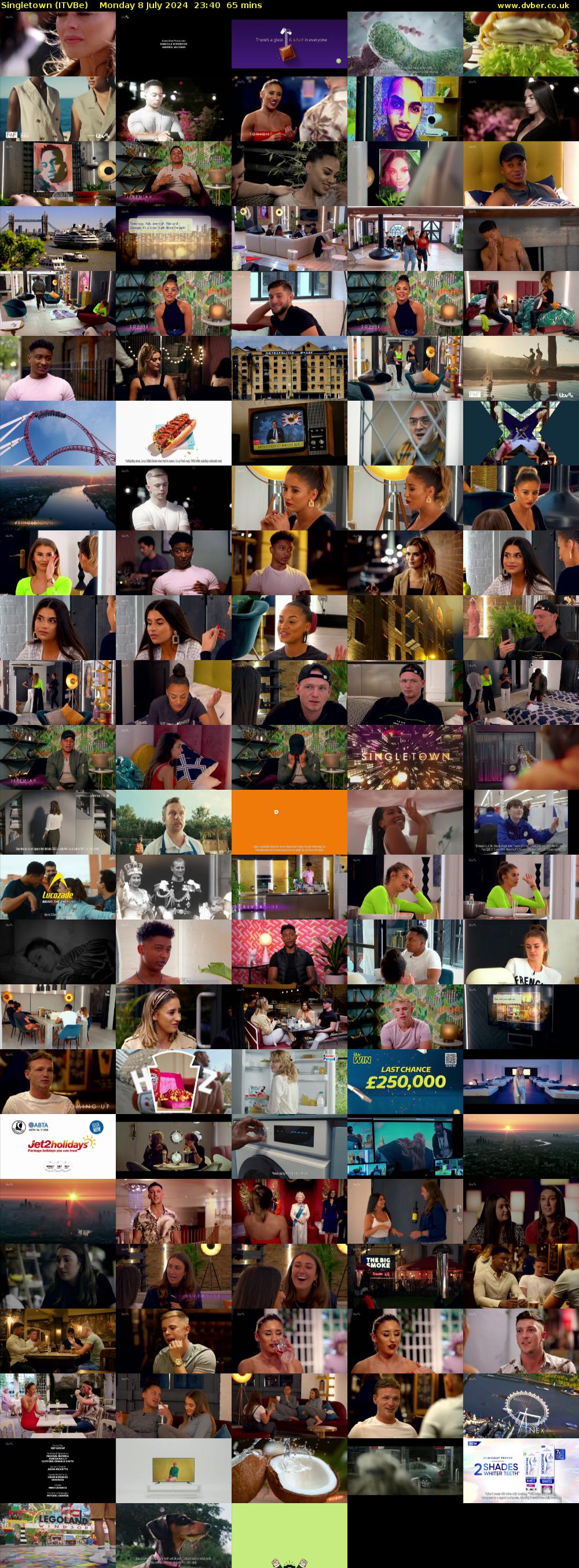 Singletown (ITVBe) Monday 8 July 2024 23:40 - 00:45