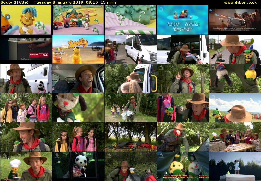 Sooty (ITVBe) Tuesday 8 January 2019 09:10 - 09:25