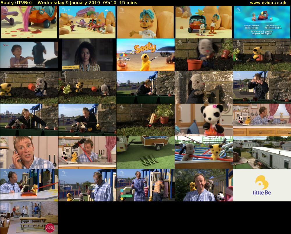 Sooty (ITVBe) Wednesday 9 January 2019 09:10 - 09:25