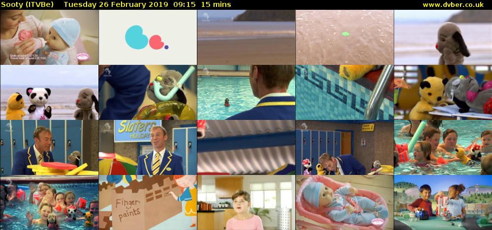 Sooty (ITVBe) Tuesday 26 February 2019 09:15 - 09:30