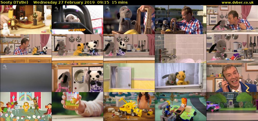 Sooty (ITVBe) Wednesday 27 February 2019 09:15 - 09:30