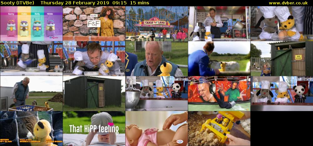 Sooty (ITVBe) Thursday 28 February 2019 09:15 - 09:30