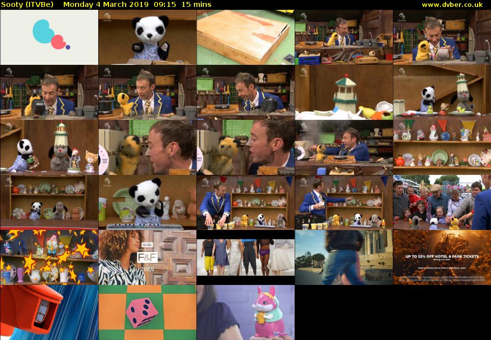 Sooty (ITVBe) Monday 4 March 2019 09:15 - 09:30