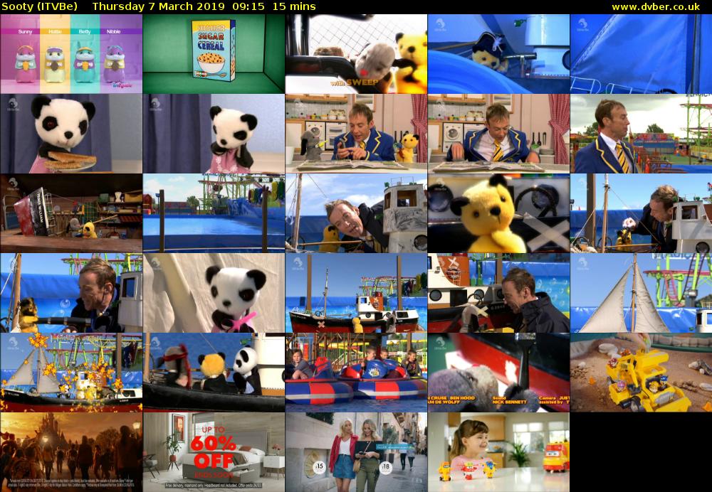 Sooty (ITVBe) Thursday 7 March 2019 09:15 - 09:30