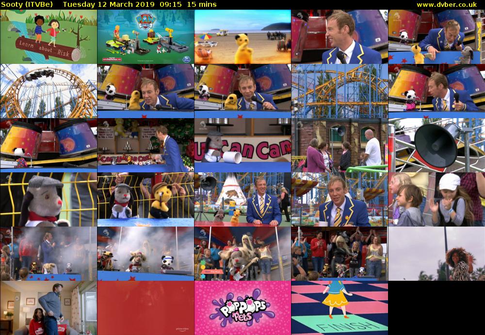 Sooty (ITVBe) Tuesday 12 March 2019 09:15 - 09:30