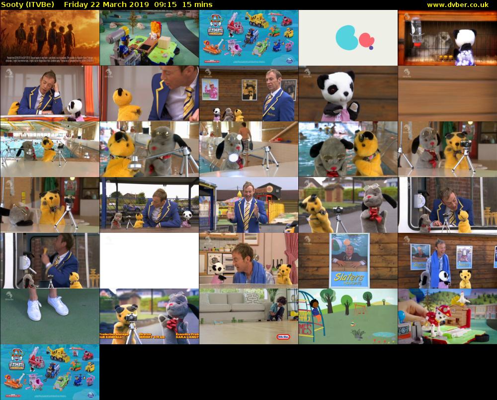 Sooty (ITVBe) Friday 22 March 2019 09:15 - 09:30