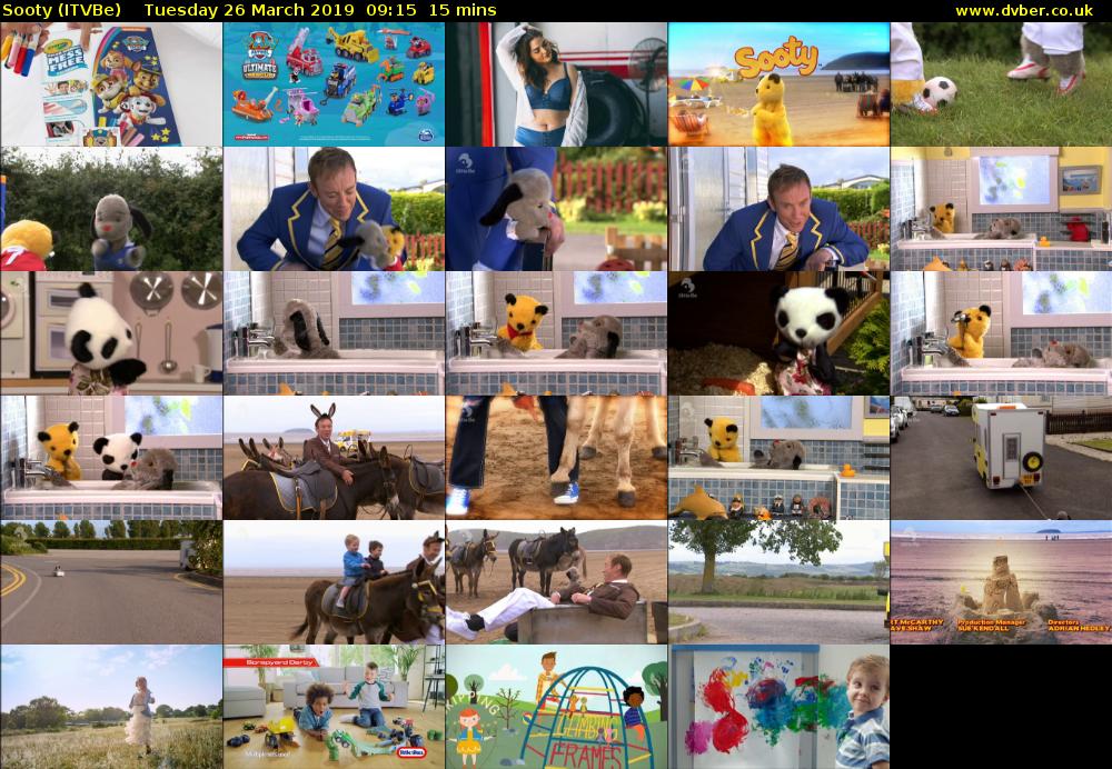 Sooty (ITVBe) Tuesday 26 March 2019 09:15 - 09:30