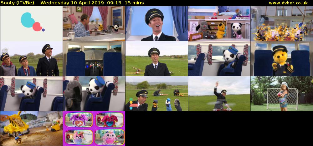 Sooty (ITVBe) Wednesday 10 April 2019 09:15 - 09:30